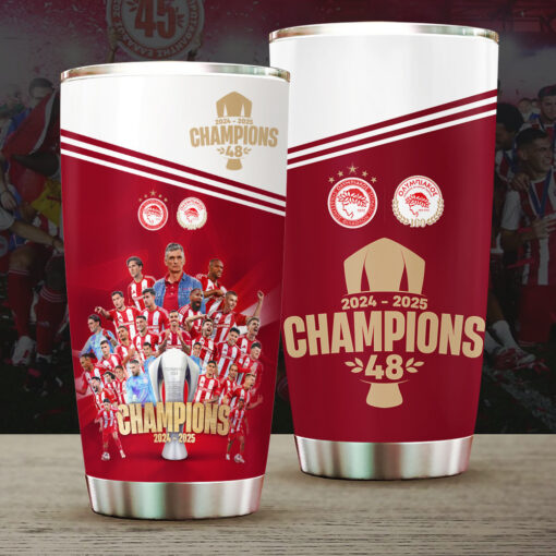 Olympiacos FC 100th Anniversary Tumbler 20oz 30oz Cup