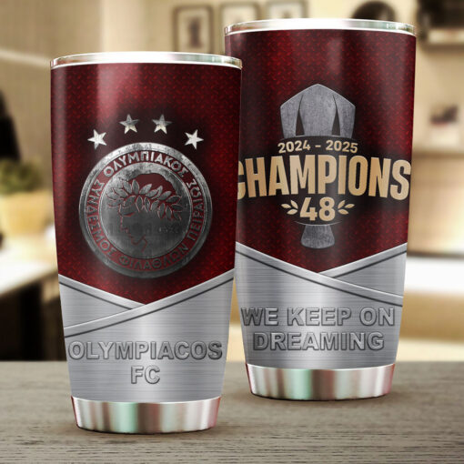 Olympiacos FC 100th Anniversary Tumbler 20oz 30oz Cup